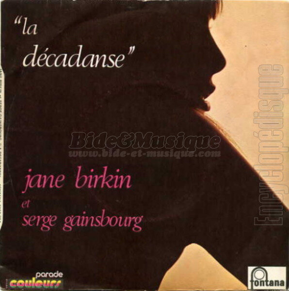 Jane Birkin et Serge Gainsbourg - La Dcadanse