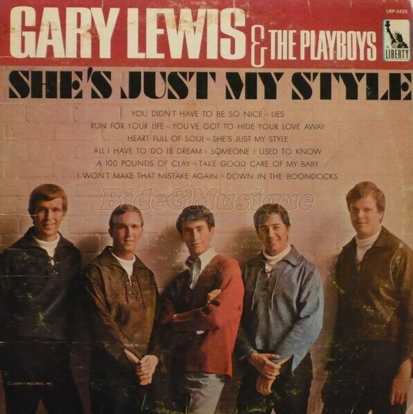 Gary Lewis & The Playboys - She's just my style