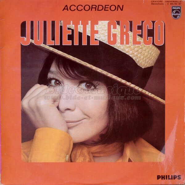 Juliette Gr�co - Accord�on