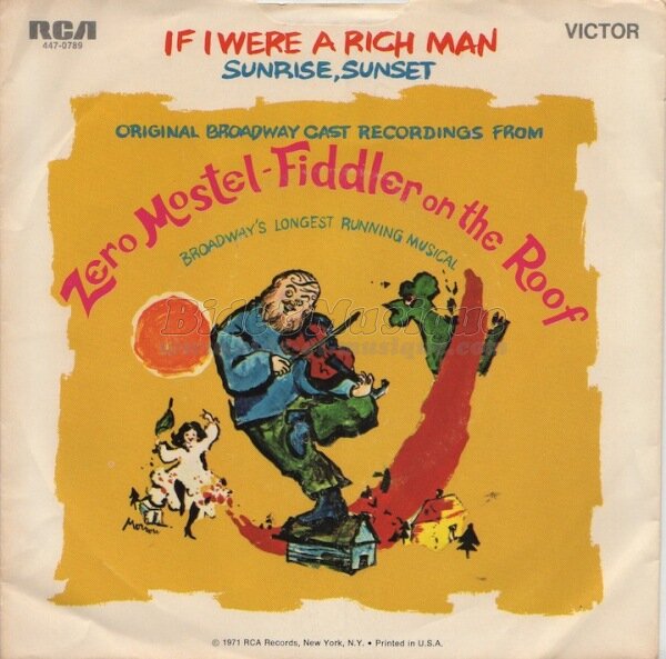 Zero Mostel - B&M - Le Musical