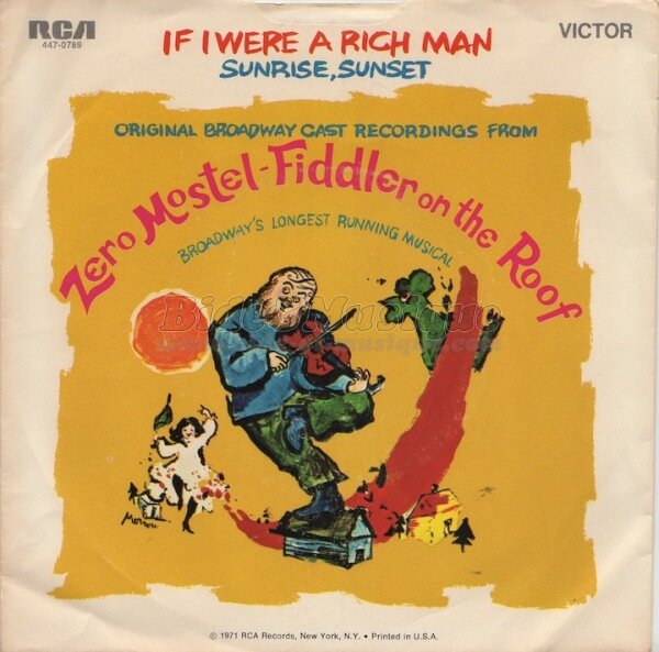 Zero Mostel - If I were a rich man