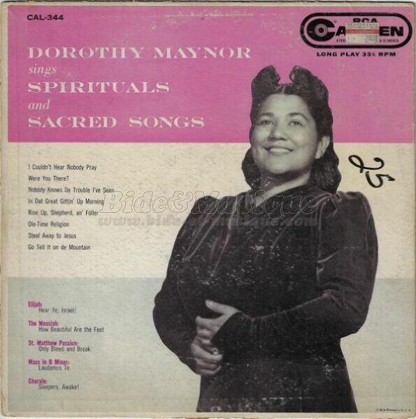 Dorothy Maynor - Spcial Nol