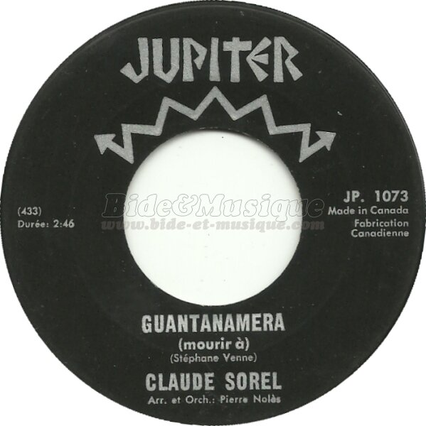 Claude Sorel - Mourir  Guantanamera