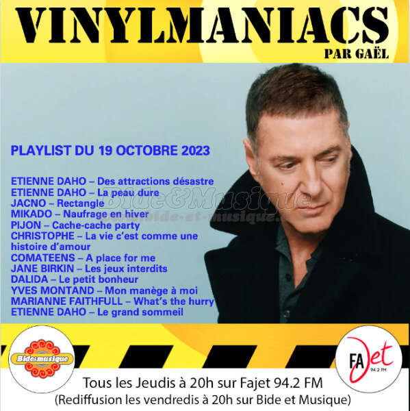 Vinylmaniacs - Emission n277 (19 octobre 2023)