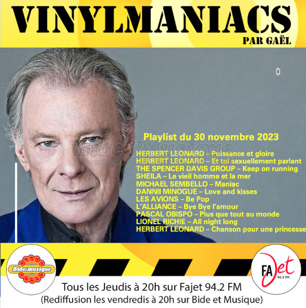 Vinylmaniacs - Emission n283 (30 novembre 2023)