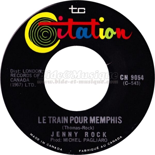 Jenny Rock - Le train pour Memphis
