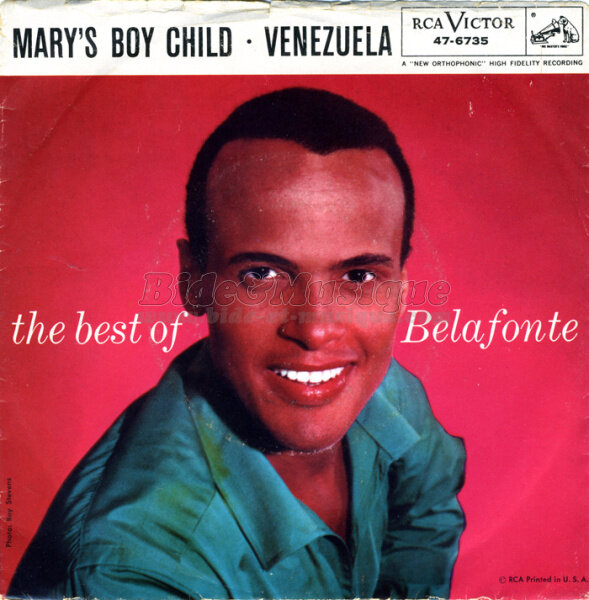 Harry Belafonte - C'est la belle nuit de Nol sur B&M