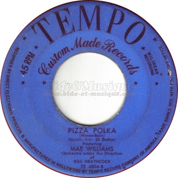 Mae Williams - The pizza polka