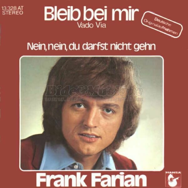 Frank Farian - Spcial Allemagne (Flop und Musik)