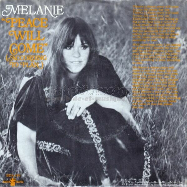 Melanie - Peace will come (According to plan)