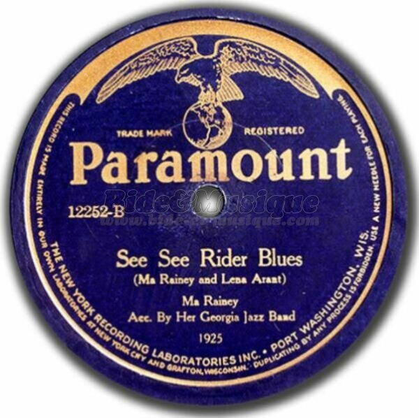Ma Rainey - See see rider blue