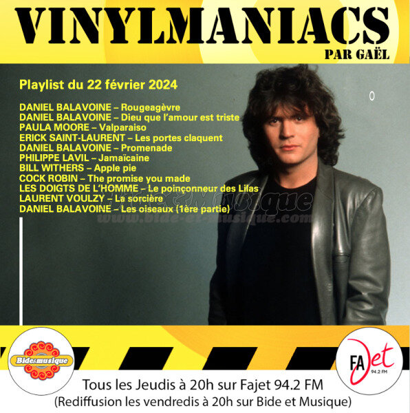 Vinylmaniacs - Emission n�294 (22 f�vrier 2024)
