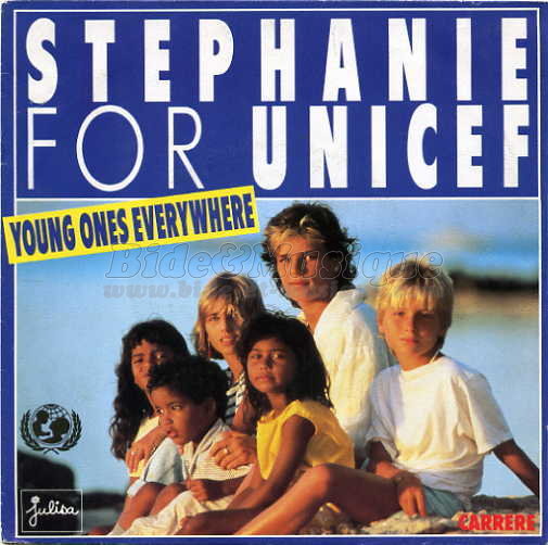 St�phanie for Unicef - Young ones everywhere