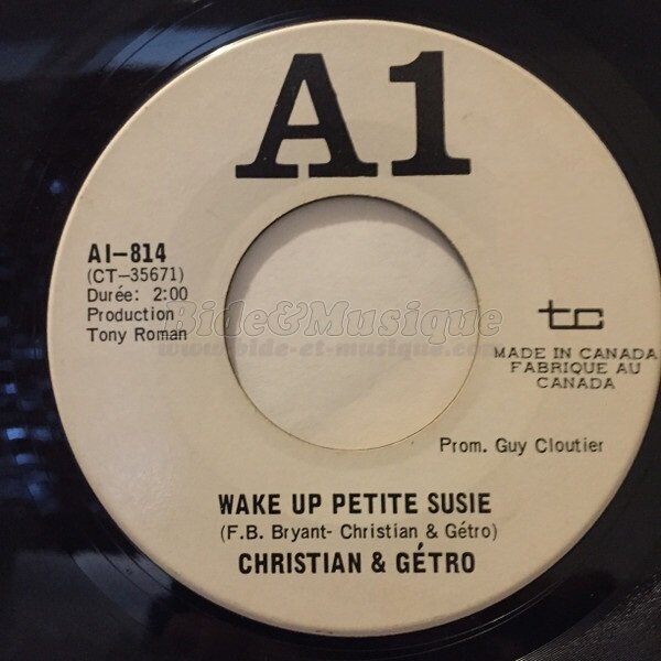 Christian et Getro - Wake up petite Susie