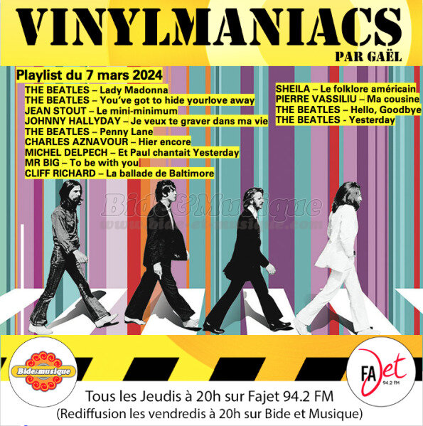 Vinylmaniacs - Emission n�296 (7 mars 2024)