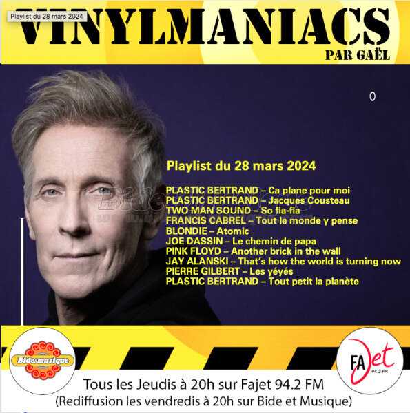 Vinylmaniacs - Emission n299 (28 mars 2024)