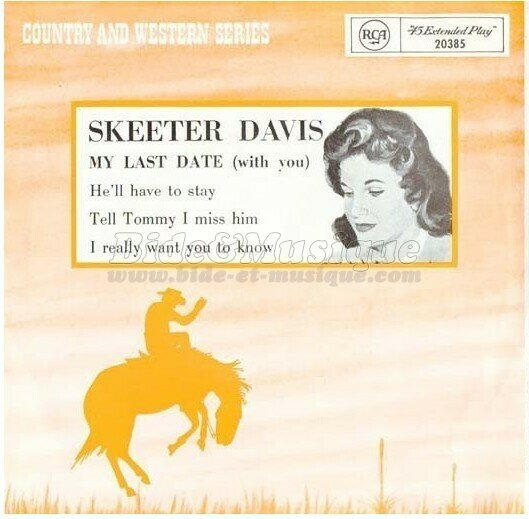 Skeeter Davis - Tell Tommy I miss him