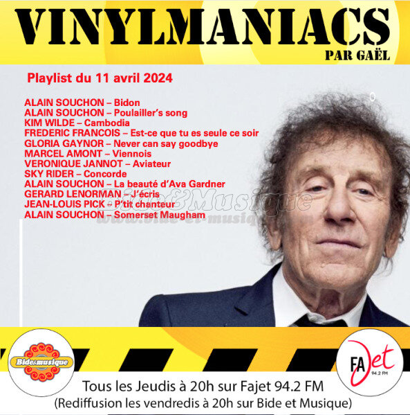 Vinylmaniacs - Emission n301 (11 avril 2024)