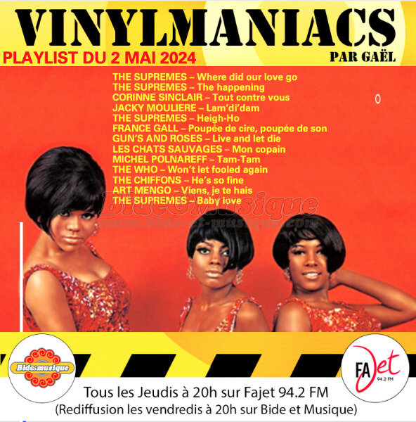 Vinylmaniacs - Emission n�304 (2 mai 2024)