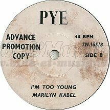 Marilyn Kabel - I'm too young