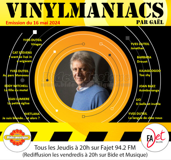 Vinylmaniacs - Emission n�306 (16 mai 2024)