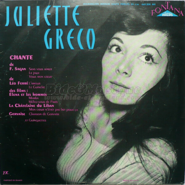 Juliette Gr�co - Guinguettes