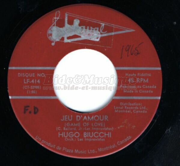 Hugo Biucchi - V.O. V.F. (version anglophone)