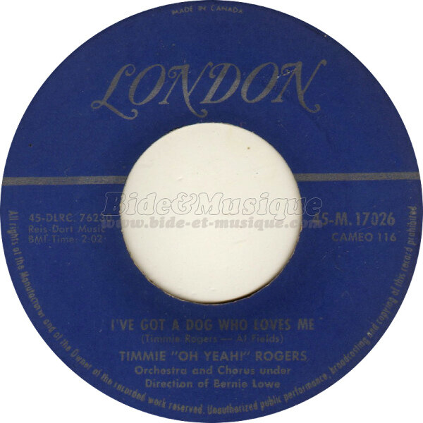 Timmie �Oh Yeah!� Rogers - Bidochiens, Les