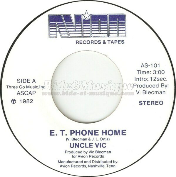 Uncle Vic - E.T Phone home