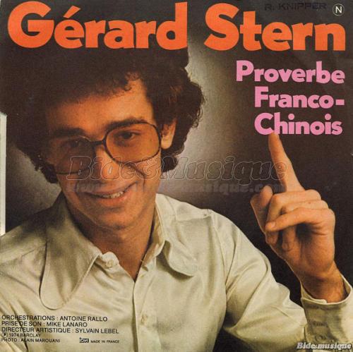 G�rard Stern - Proverbe franco-chinois