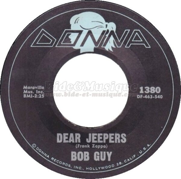 Bob Guy - Hallo'Bide (chansons �pouvantables)