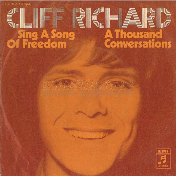 Cliff Richard - Sing a song of freedom