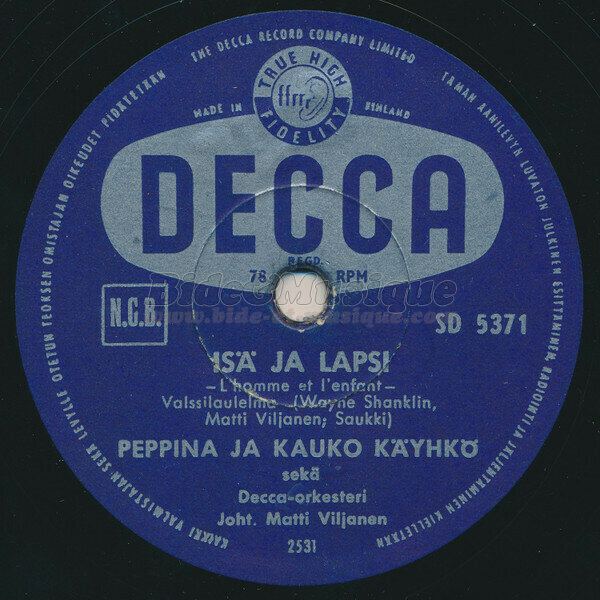Peppina & Kauko K�yhk� - Isa ja lapsi
