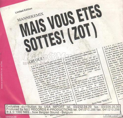 Suzy D. - Mais vous %EAtes sottes%26nbsp%3B%21 %28zot%29 %5BMannekeMix%5D