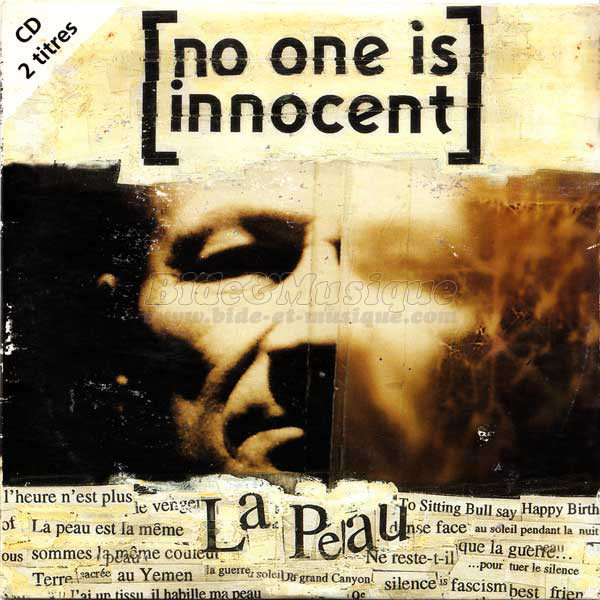 No one is innocent - La peau