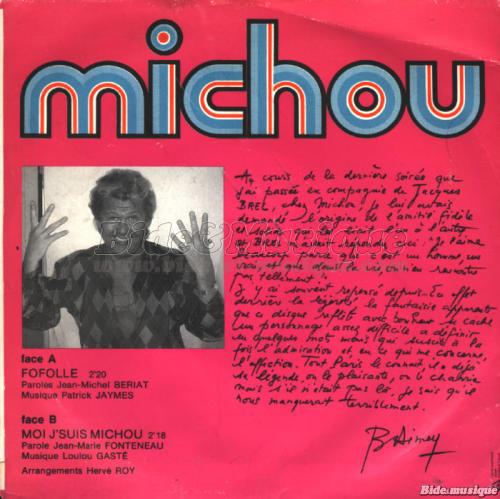 Michou - Moi j'suis Michou