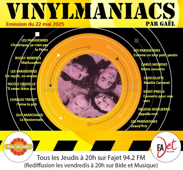 Vinylmaniacs - Emission n�346 (22 mai 2025)