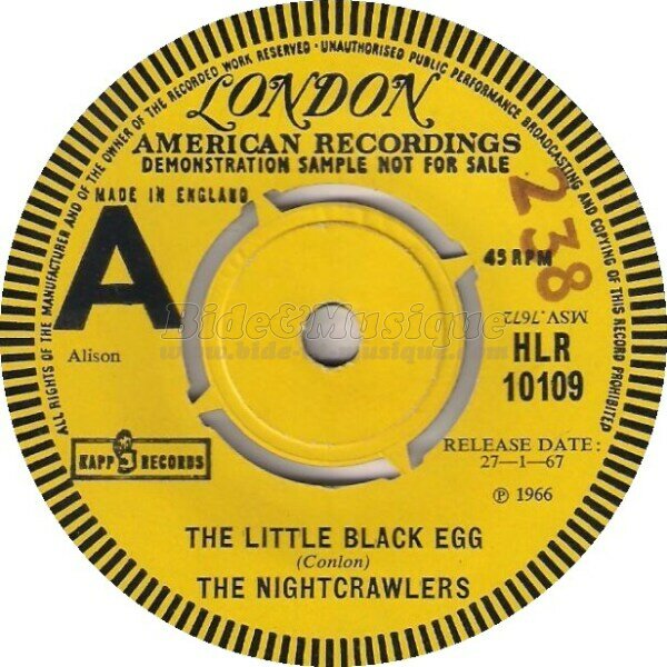 The Nightcrawlers - The little black egg