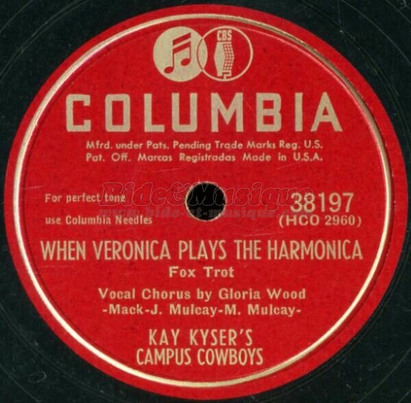 Kay Kyser's Campus Cowboys - When Veronica plays the harmonica