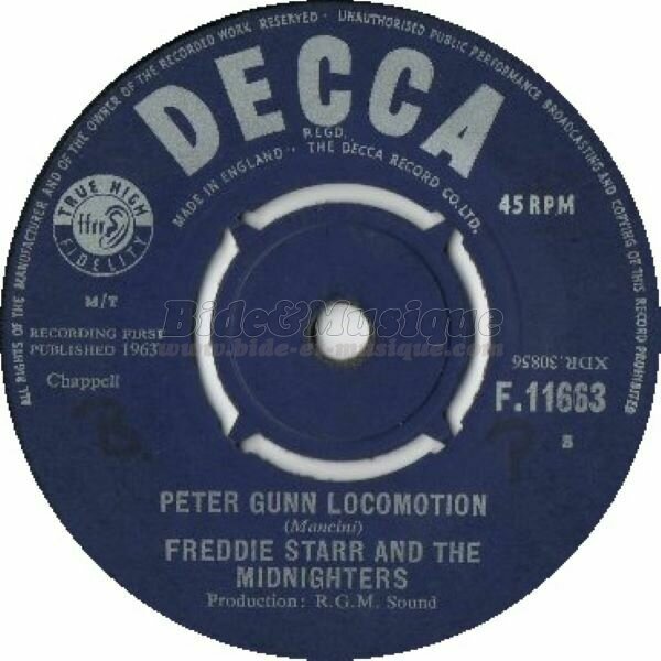 Freddie Starr and the Midnighters - Peter Gunn locomotion