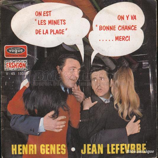 Jean Lefebvre et Henri Gen�s - Acteurs chanteurs, Les
