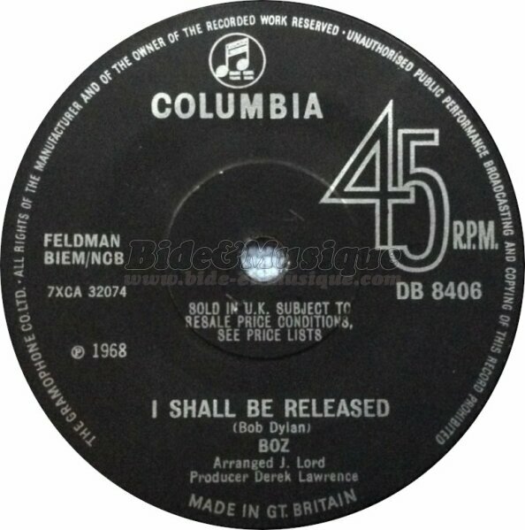 Boz - I shall be released