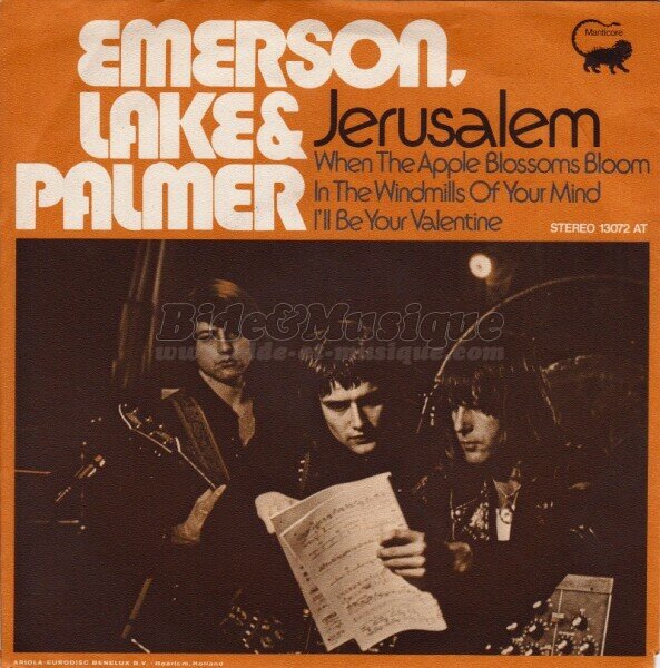 Emerson, Lake & Palmer - Jerusalem