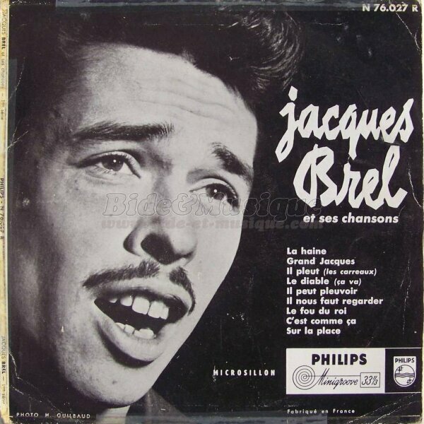 Jacques Brel - Il peut pleuvoir