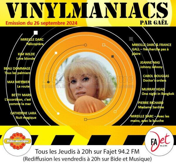 Vinylmaniacs - Emission n�319 (26 septembre 2024)