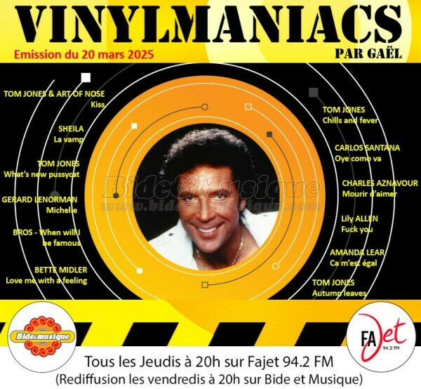Vinylmaniacs - Emission n�339 (21 mars 2025)