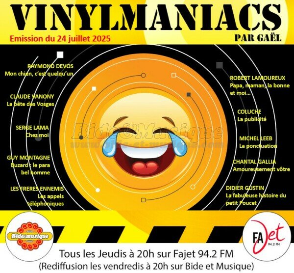 Vinylmaniacs - Emission n�354 (24 juillet 2025)