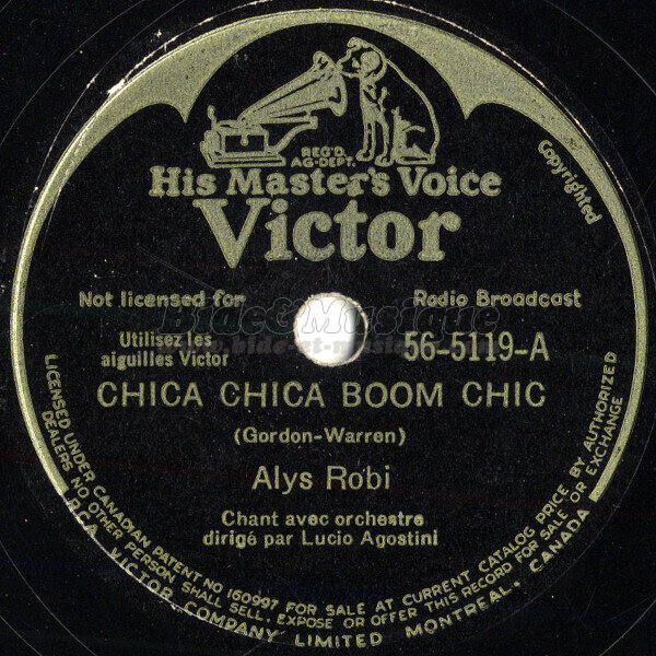 Alys Robi - Chica Chica Boum Chic