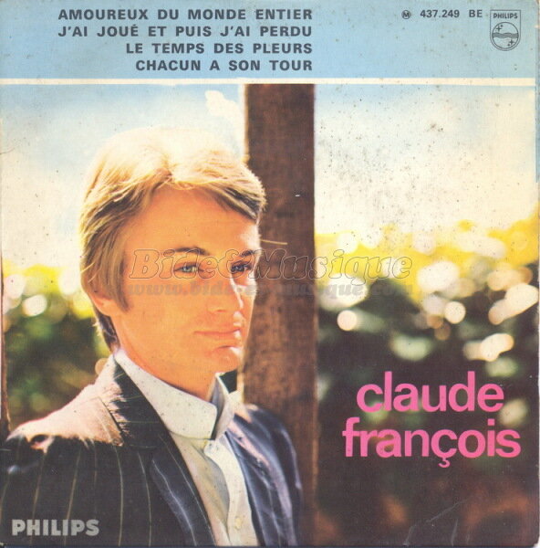 Claude Fran�ois - J'ai jou� et puis j'ai perdu