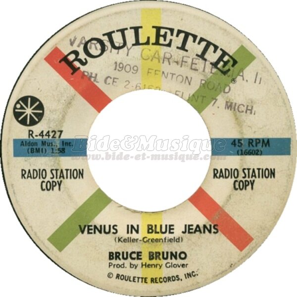 Bruce Bruno - Venus in blue jeans